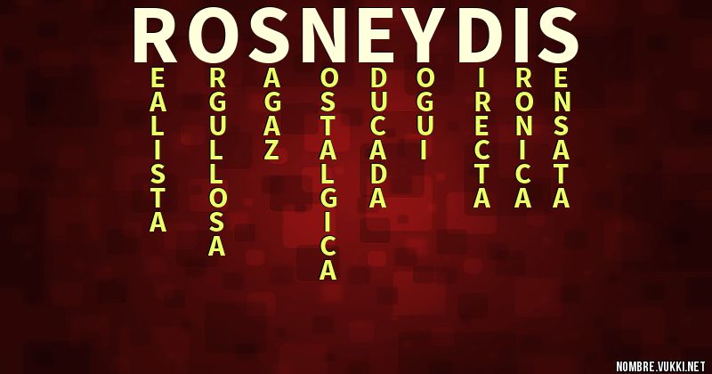 Acróstico rosneydis