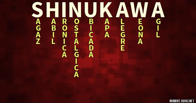 Acróstico shinukawa