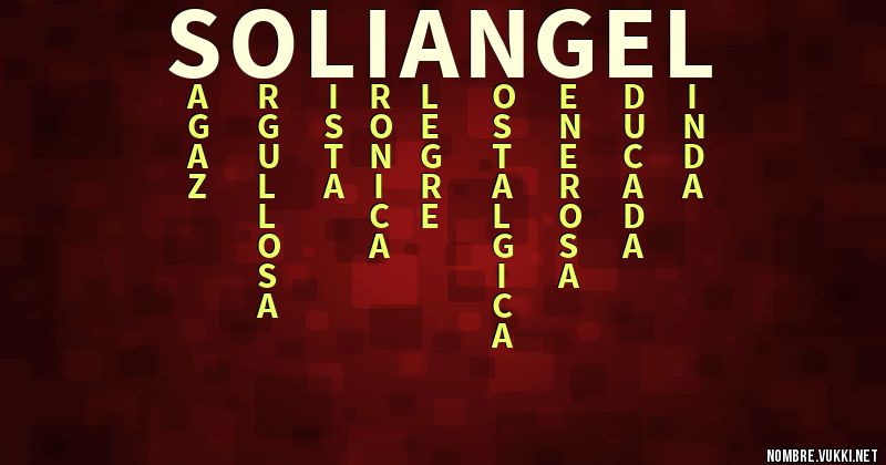 Acróstico soliangel