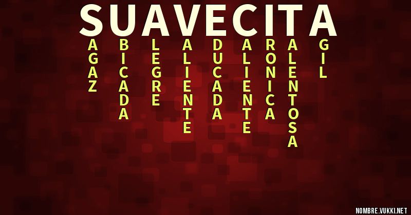 Acróstico suavecita