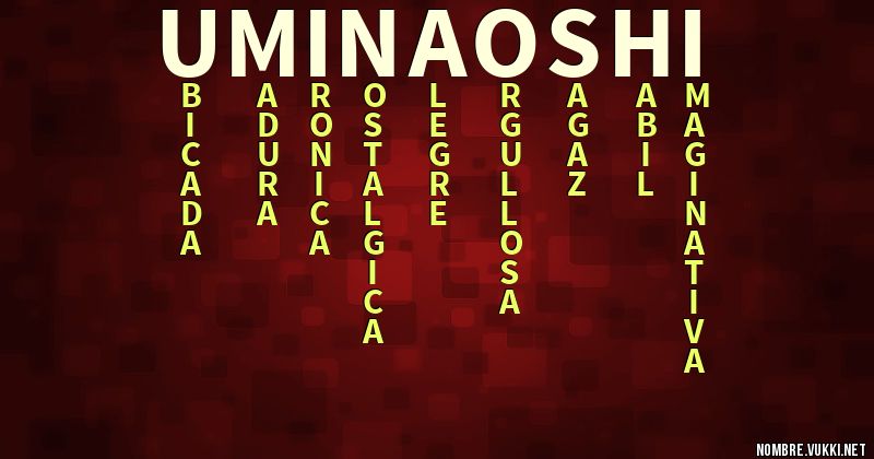 Acróstico uminaoshi