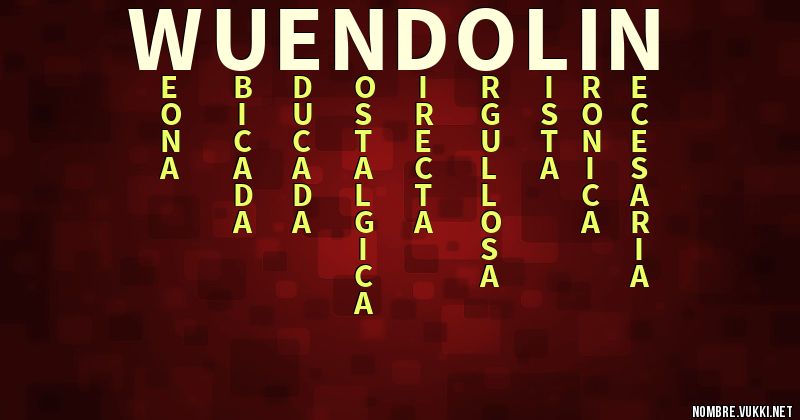 Acróstico wuendolin