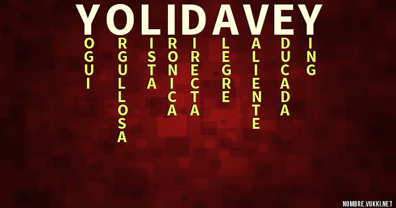 Acróstico yolidavey