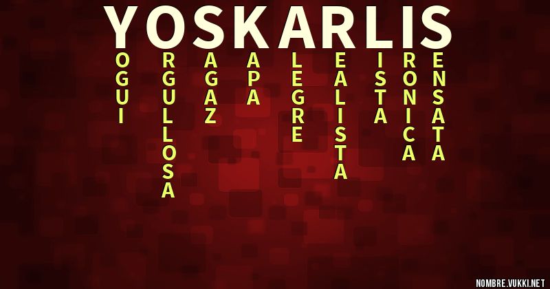 Acróstico yoskarlis