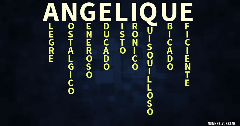Acróstico angelique