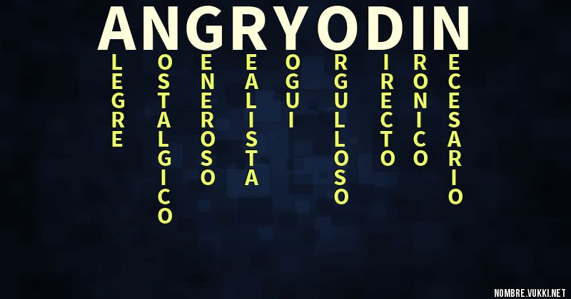 Acróstico angryodin