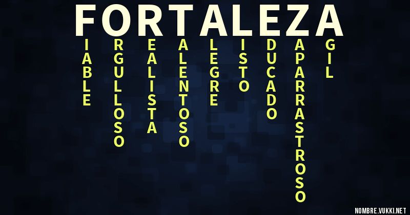 Acróstico fortaleza