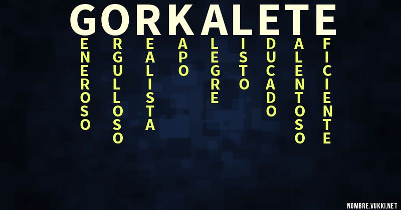 Acróstico gorka lete
