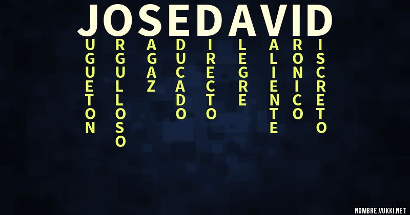 Acróstico jose david