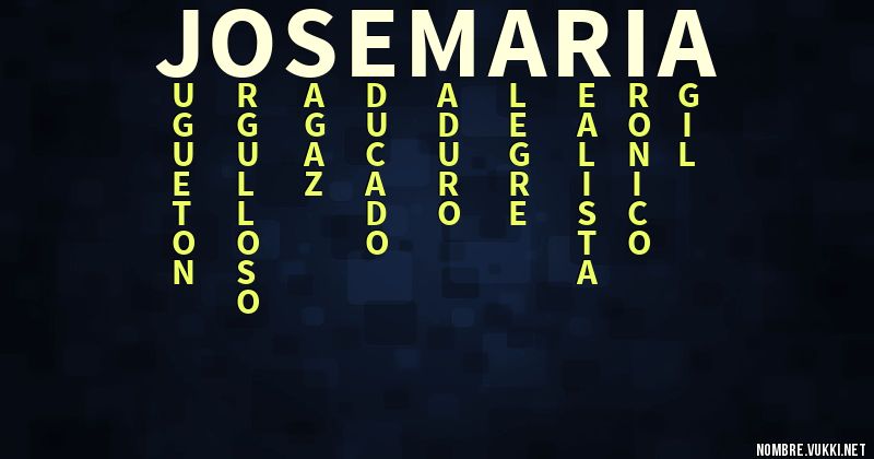 Acróstico jose maria