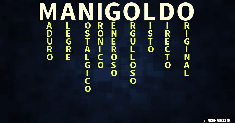 Acróstico manigoldo