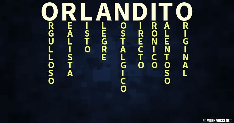 Acróstico orlandito