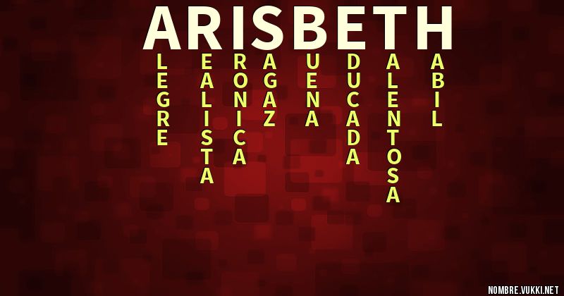 Acróstico arisbeth