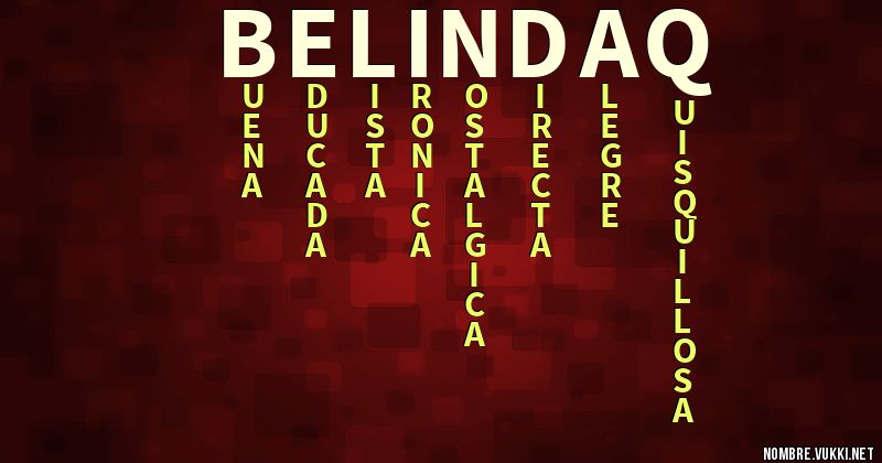 Acróstico belindaq