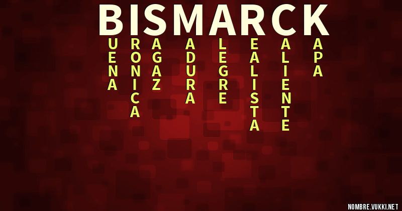 Acróstico bismarck