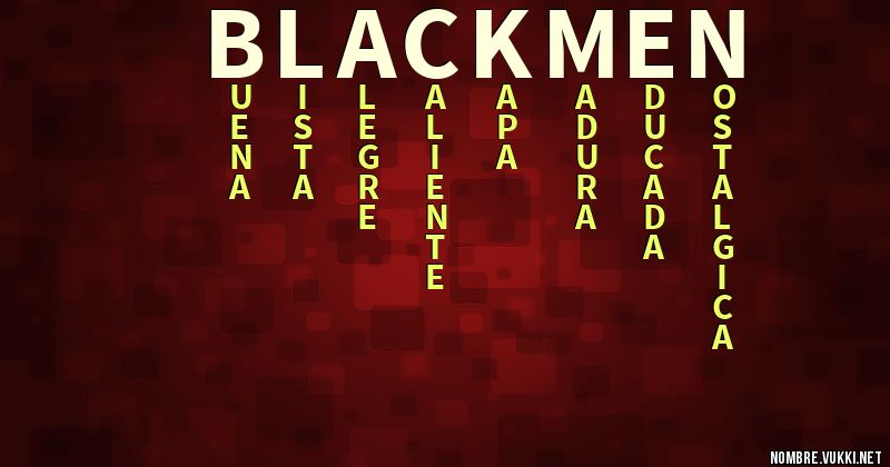 Acróstico blackmen