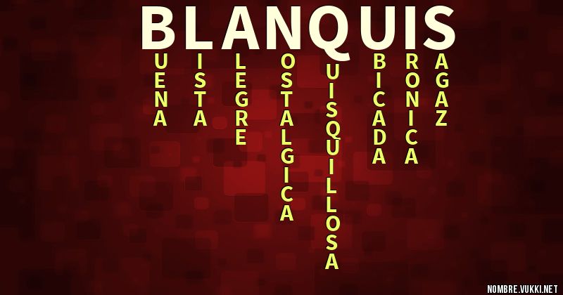 Acróstico blanquis