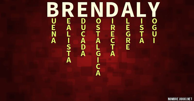Acróstico brendaly