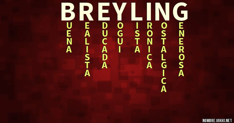 Acróstico breyling