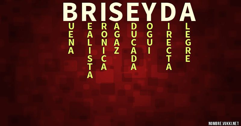 Acróstico briseyda