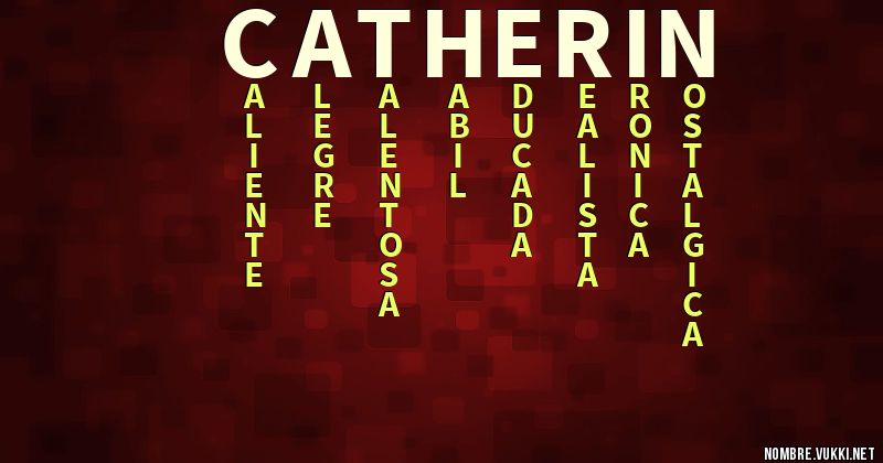 Acróstico catherin