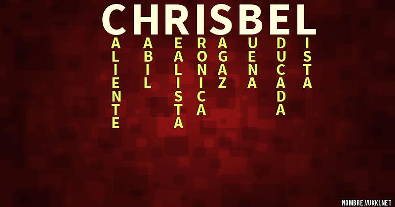 Acróstico chrisbel