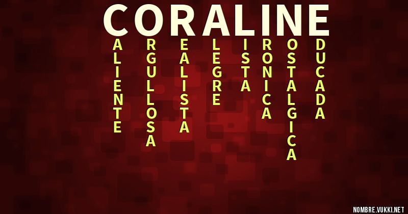 Acróstico coraline