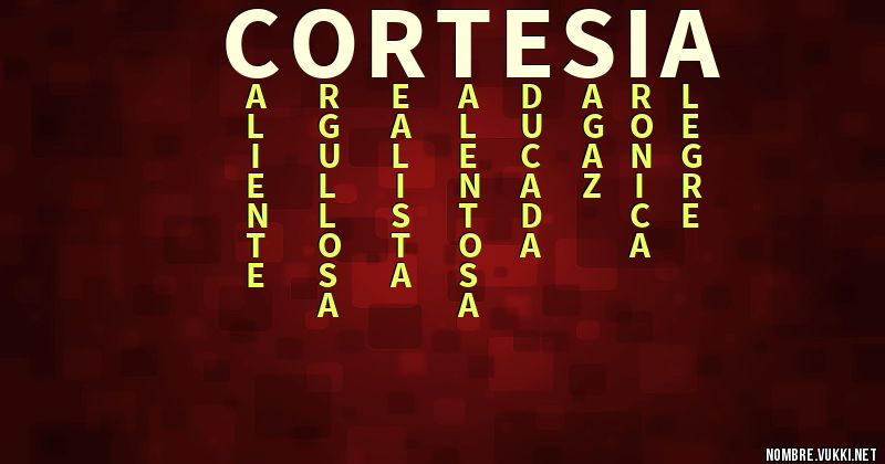 Qué significa cortesia