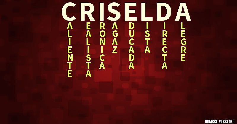 Acróstico criselda