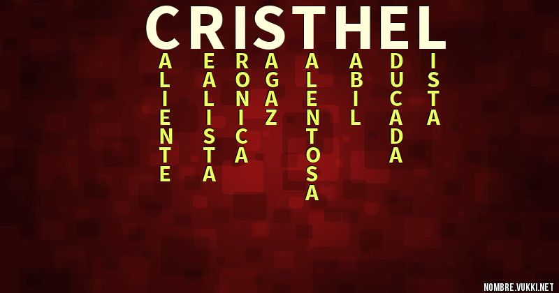 Acróstico cristhel