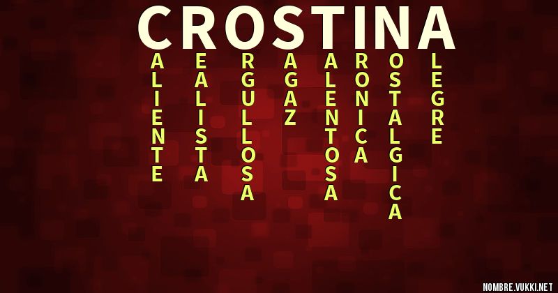 Acróstico crostina