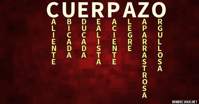Acróstico cuerpazo