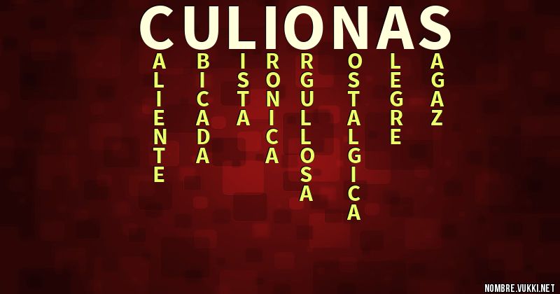 Acróstico culionas
