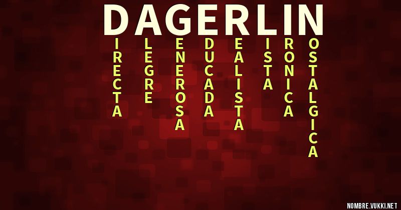 Acróstico dagerlin