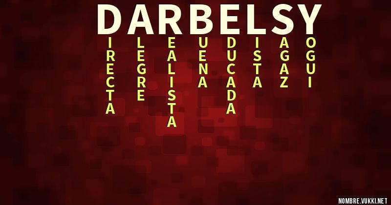 Acróstico darbelsy