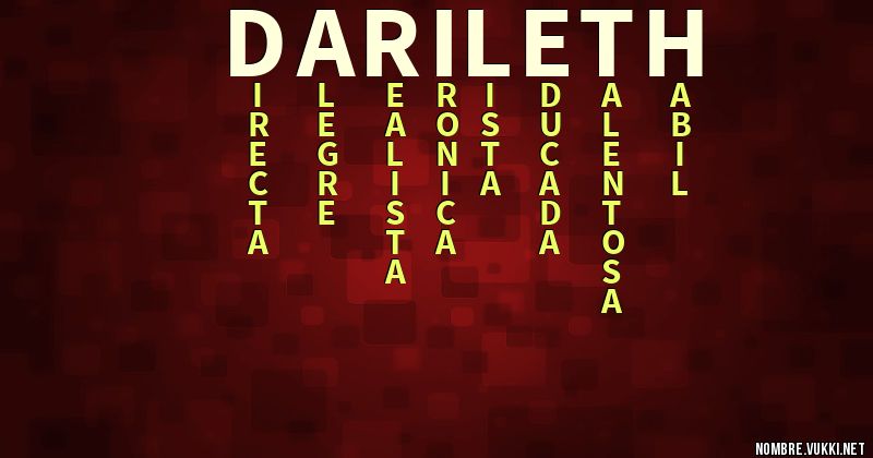 Acróstico darileth