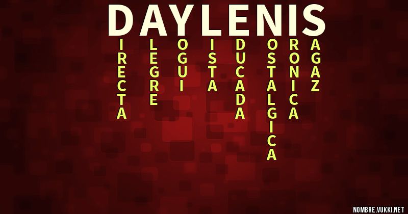 Acróstico daylenis