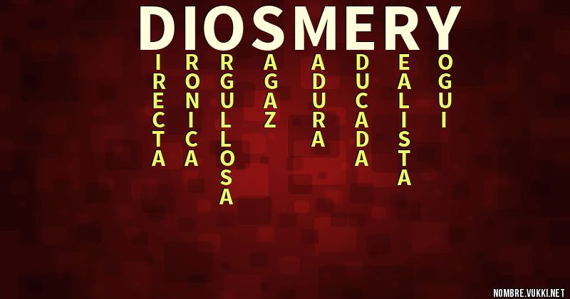 Acróstico diosmery