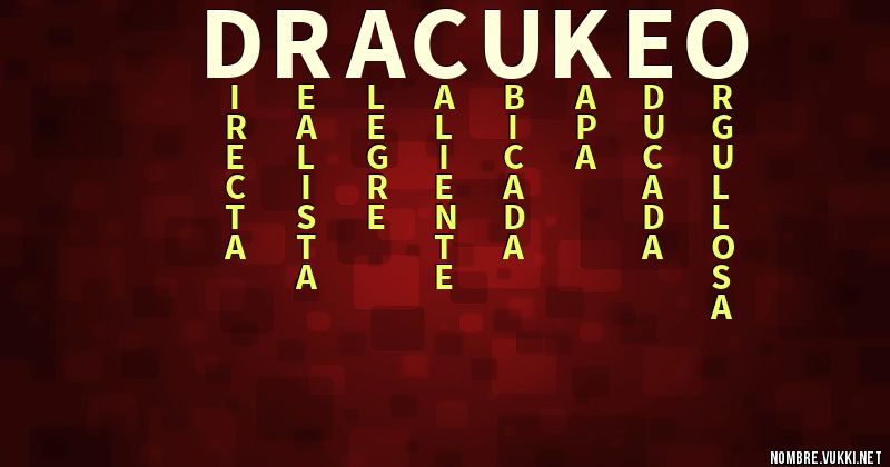 Acróstico dracukeo