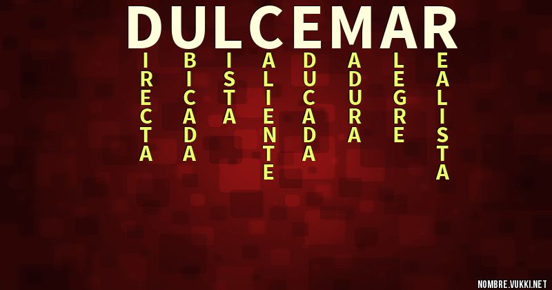 Acróstico dulcemar
