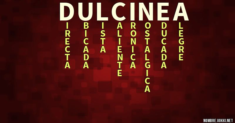 Acróstico dulcinea