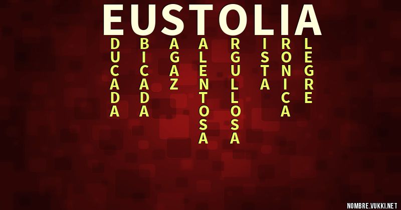 Acróstico eustolia