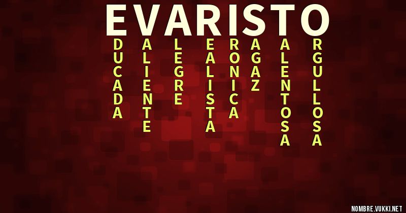 Acróstico evaristo