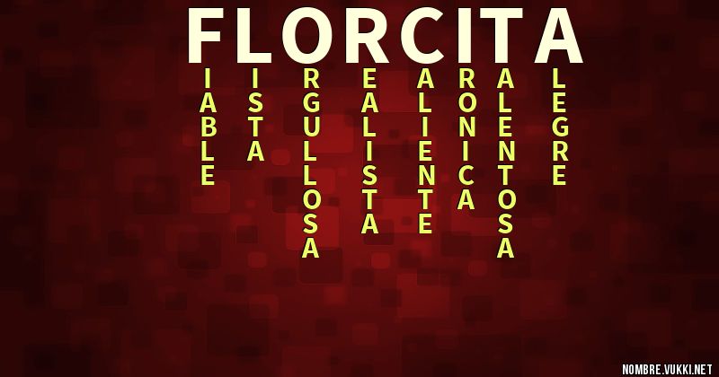 Acróstico florcita