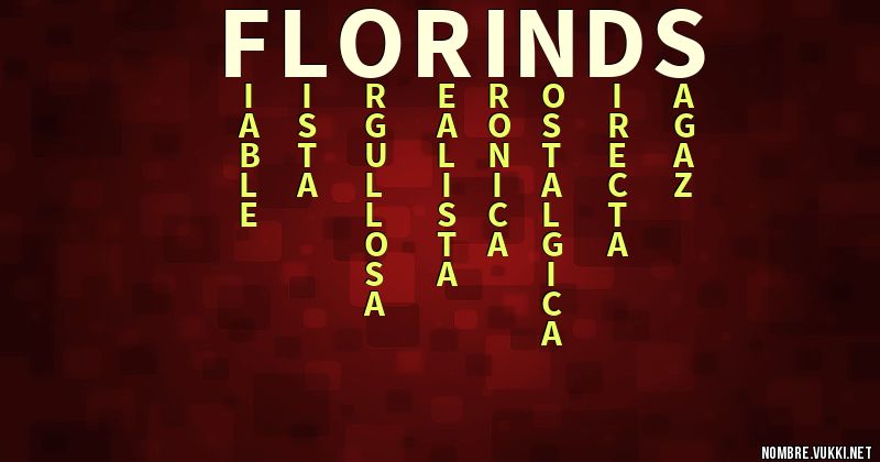 Acróstico florinds