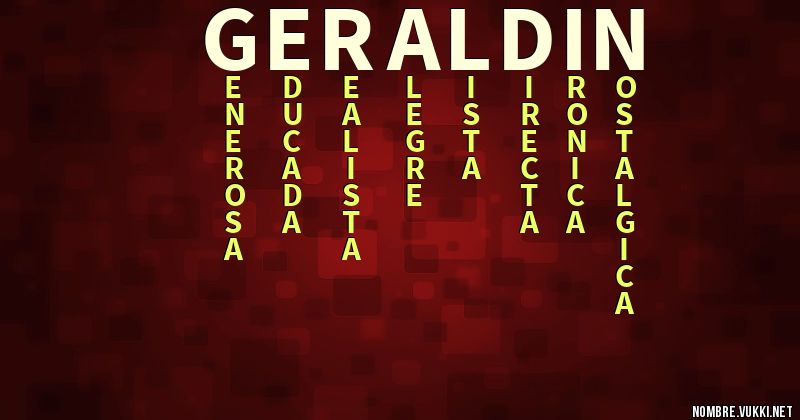 Acróstico geraldin