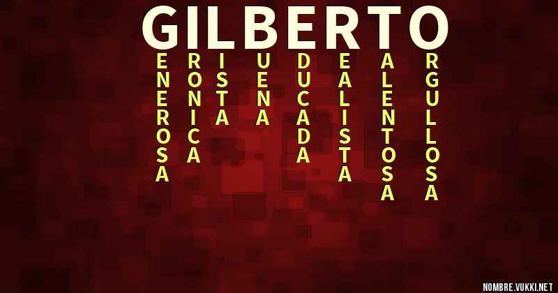 Acróstico gilberto