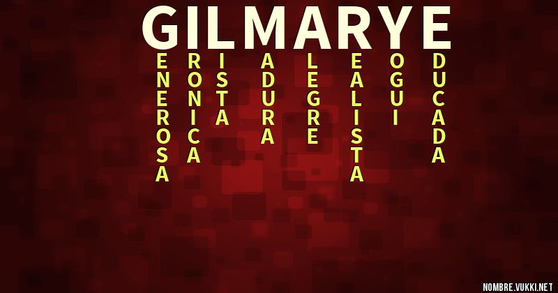 Acróstico gilmarye