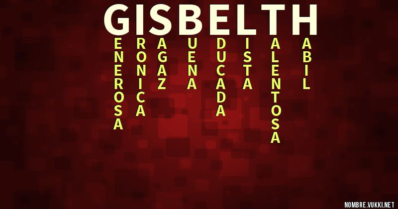Acróstico gisbelth