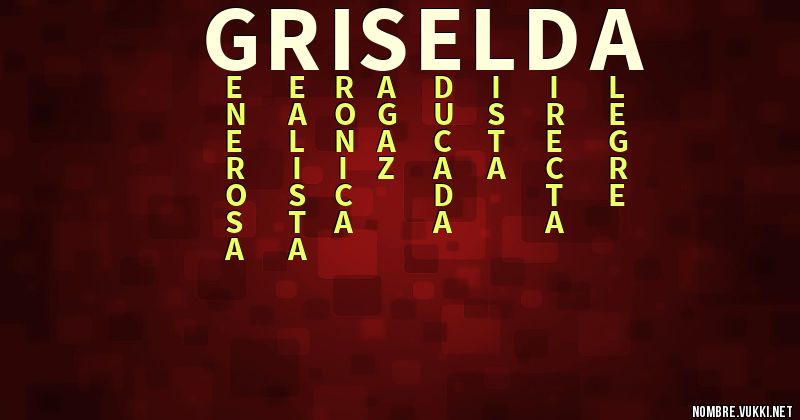 Acróstico griselda